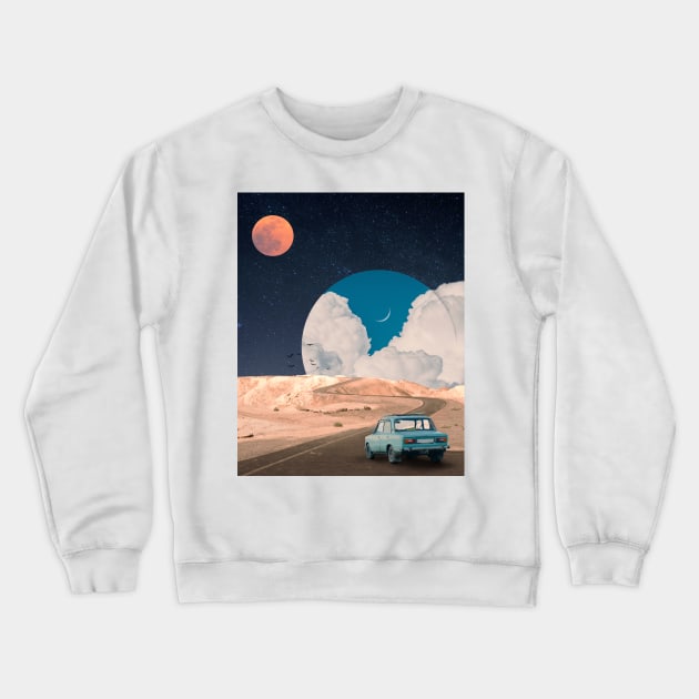 break in the clouds Crewneck Sweatshirt by Aaron the Humble